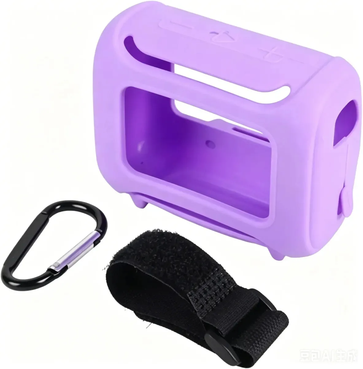 Capa protetora de bochas para Jbl Go5 com acessórios, Morado