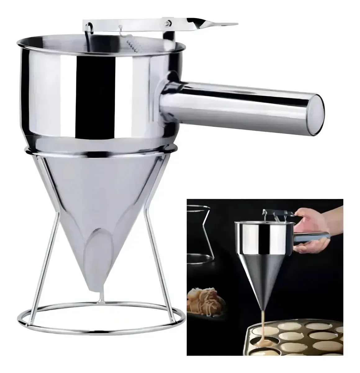 Dispensador De Masa Em Forma De Embutido Perfeito Prático