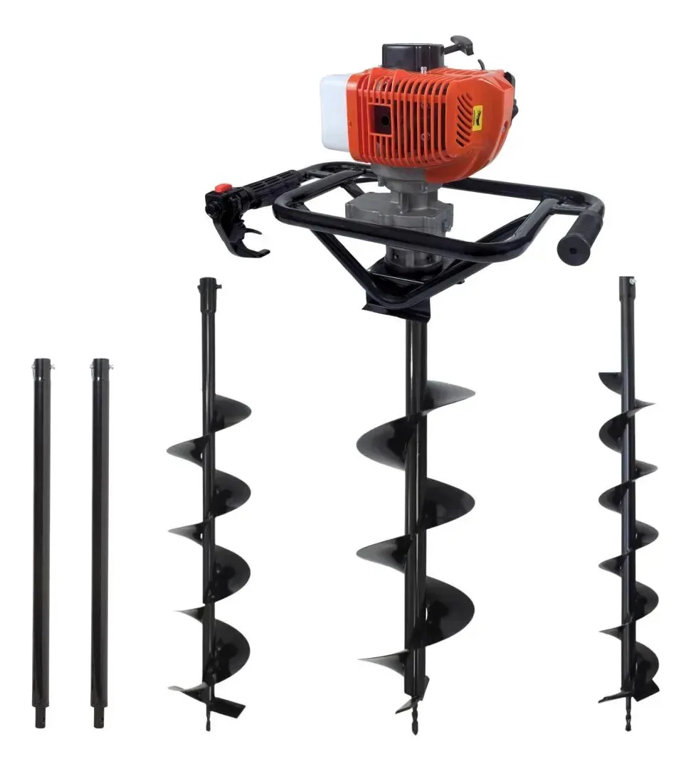 Polaca Cavadeira Duratork + Kit 3 Brocas E Extensões 60cm