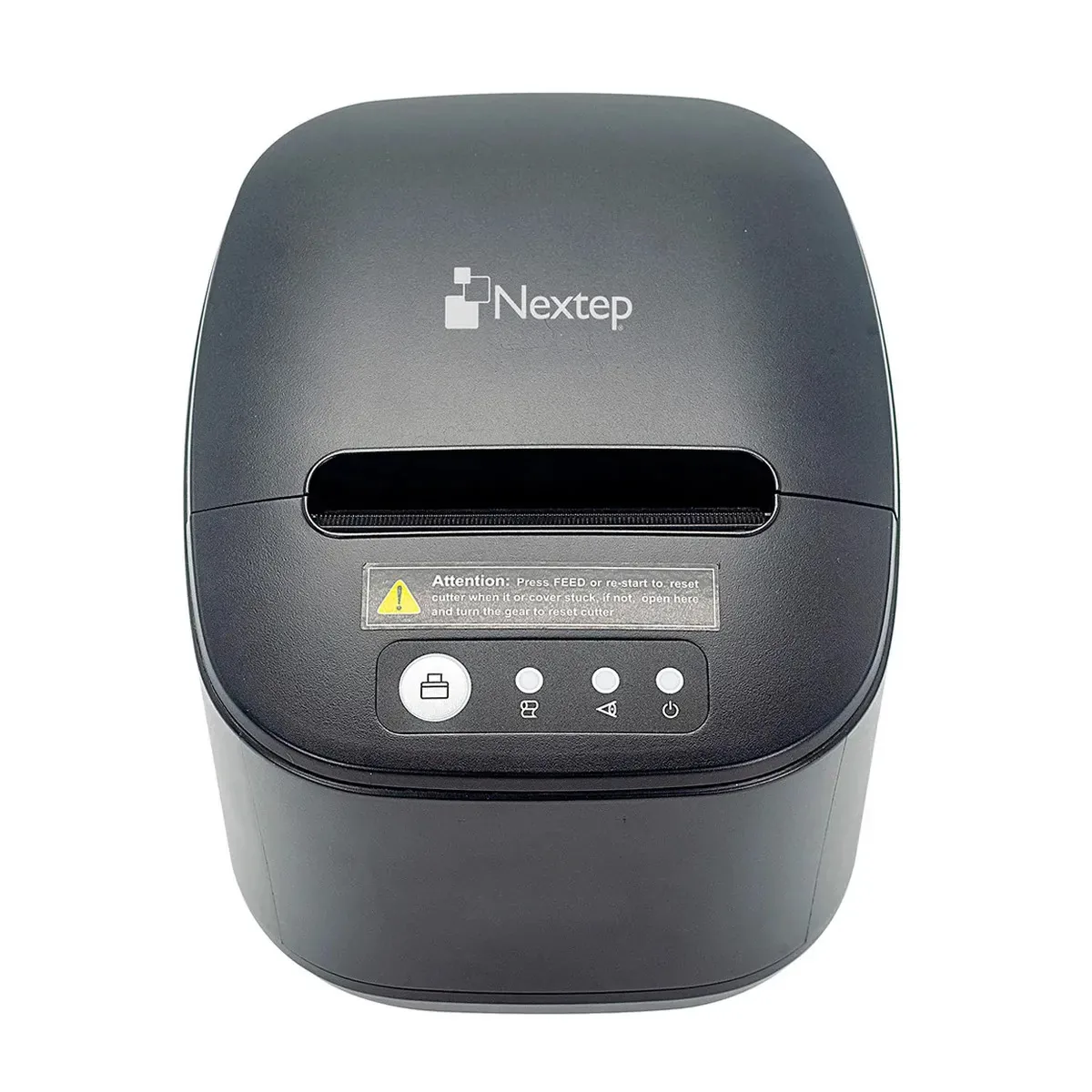 Mini impressora Nextep NE-511x 72 mm 230 mm Impressora térmica Usb 2.0 Rj11 Lan Cortador automático Black Office e ponto de venda