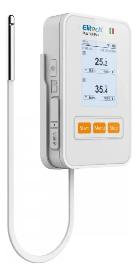 Datalogger Wifi Temperatura E Umidade Sensor Externo 5mt