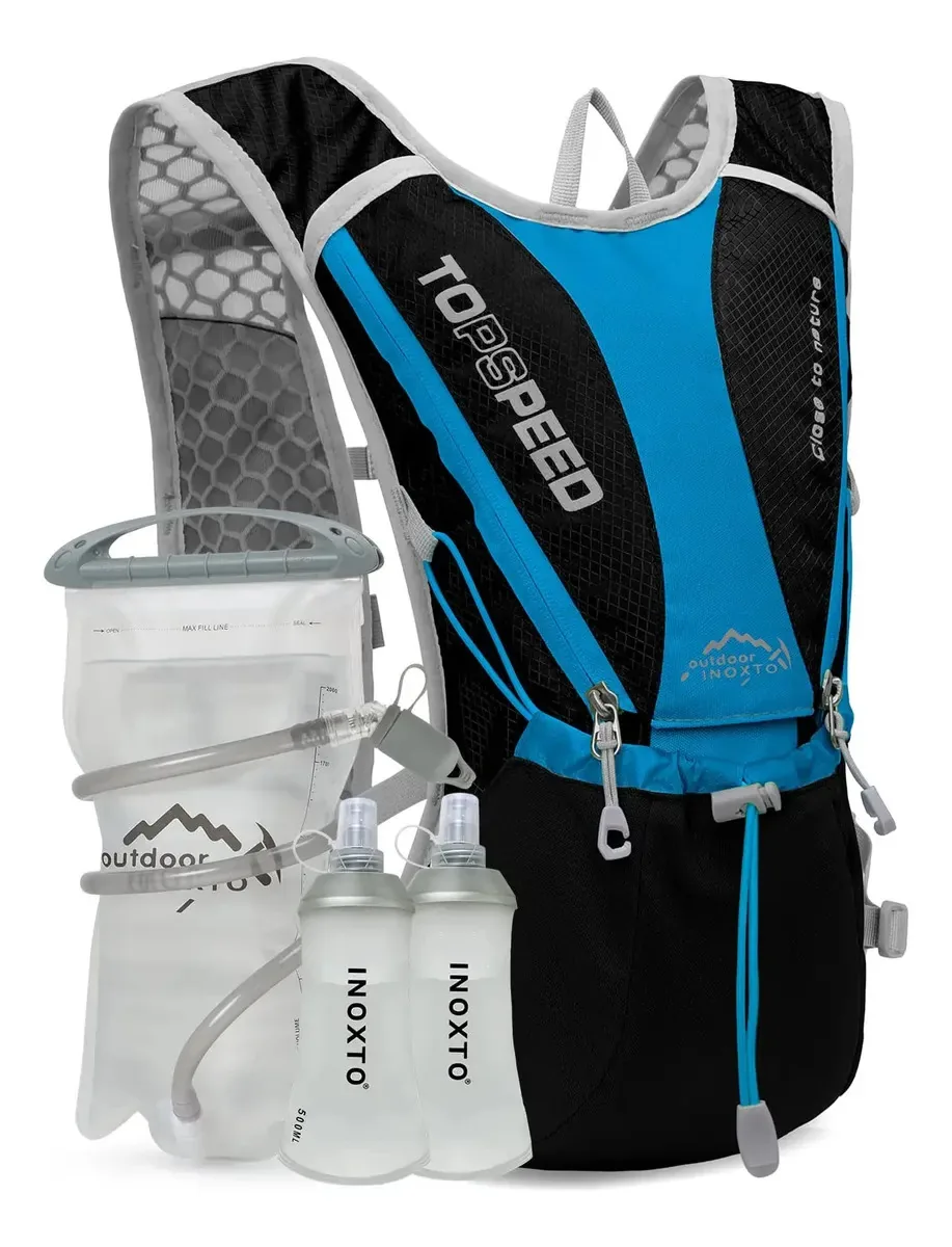 Ix Inoxto - Mochila de hidratação para corrida com bolsa