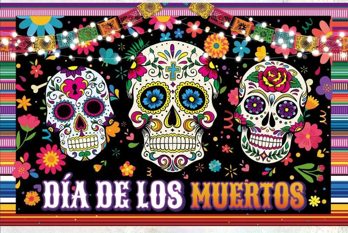 Colgadores De Porta Para Halloween Com Pancarta Do Dia Dos Mortos