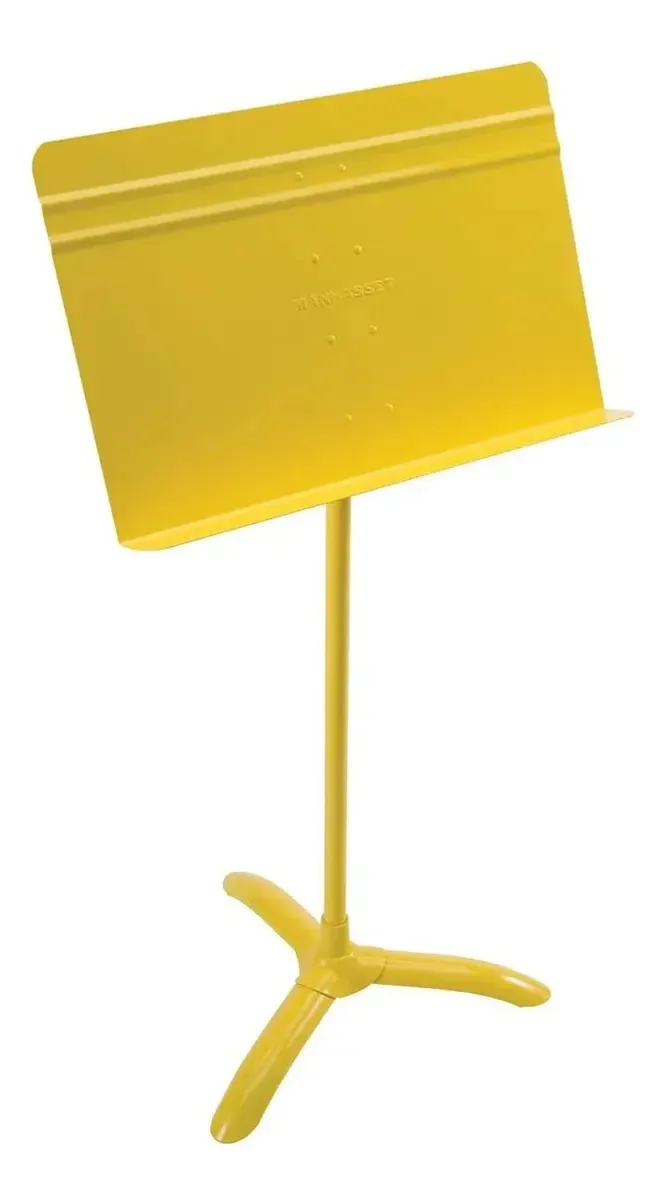 Suporte para partituras sinfônicas Manhasset 4801 de cor amarela