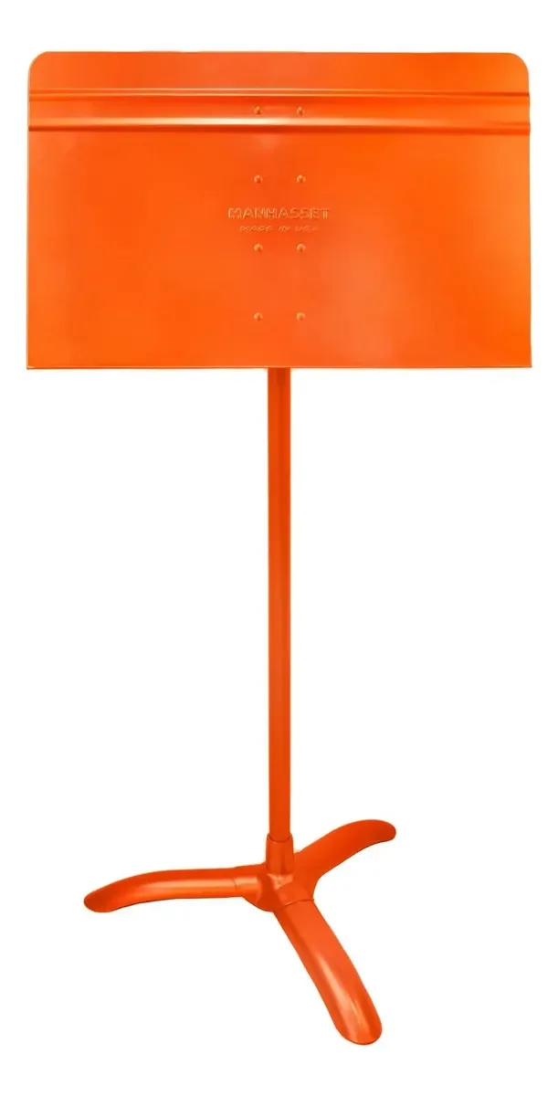 Suporte para partituras sinfônicas Manhasset 4801 de cor laranja