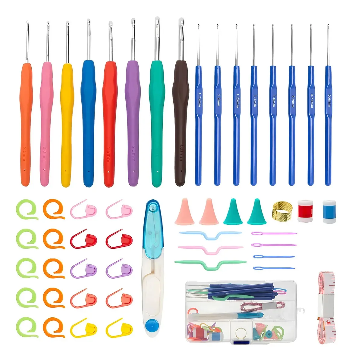 Agulha De Tricô, Agulha Trico, Agulha De Plastico, Kit Ferramentas Para Tricô, Suéteres, Artesanato, Costura Criativa, Resistente, Prática, Peças Artesanais, Roupas E Acessórios
