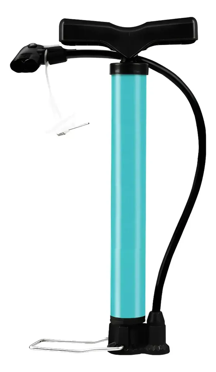 Bomba de ar manual portátil de 120 psi, bombas de ar para bicicletas e bolas. Bomba de bicicleta leve, bomba de ar compacta durável, fácil de usar, ideal para ciclismo e inflação rápida.
