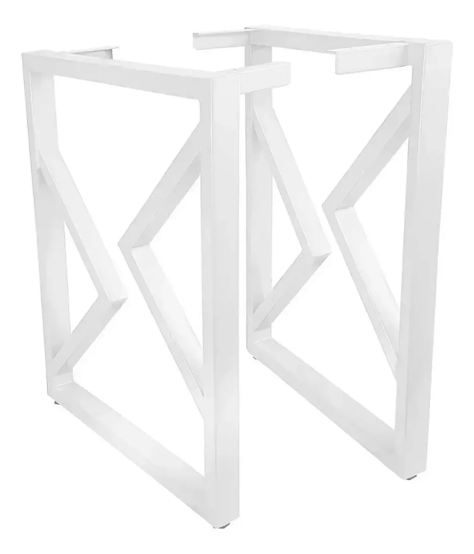 Base De Mesa Industrial Hungria Tampos Madeira Até 180x90