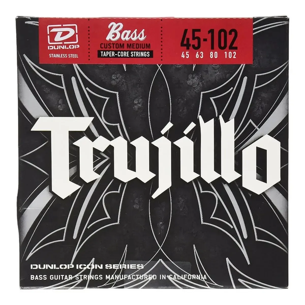 Jim Dunlop Trujillo Rtt 45/102 EUA Cordas de baixo de 4 cordas