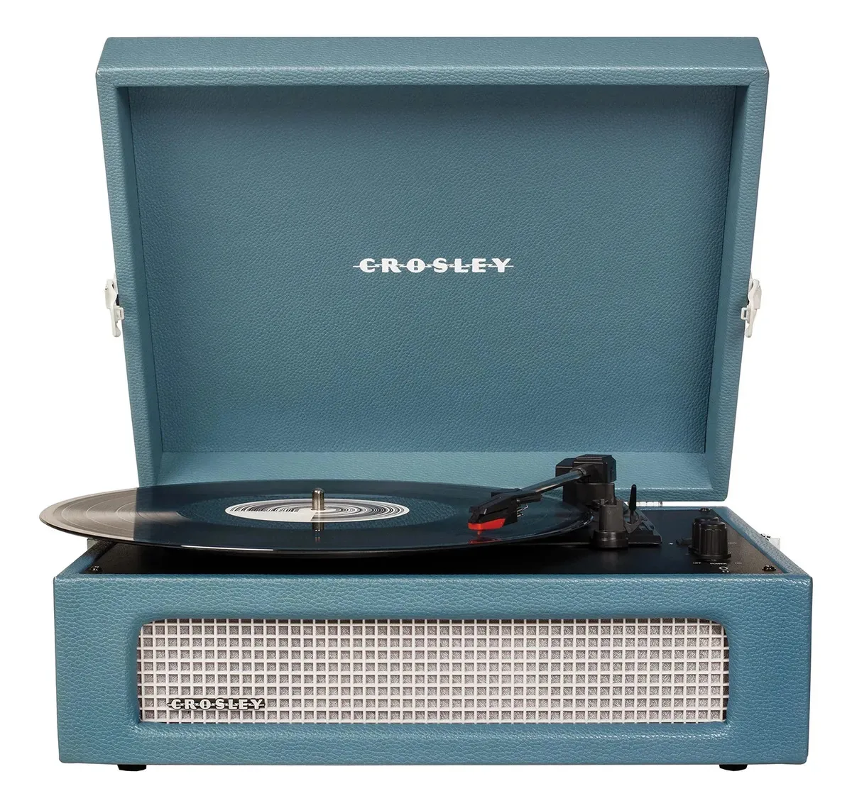 Crosley CRB-wb Voyager - Toca-discos V clássico portátil - preto