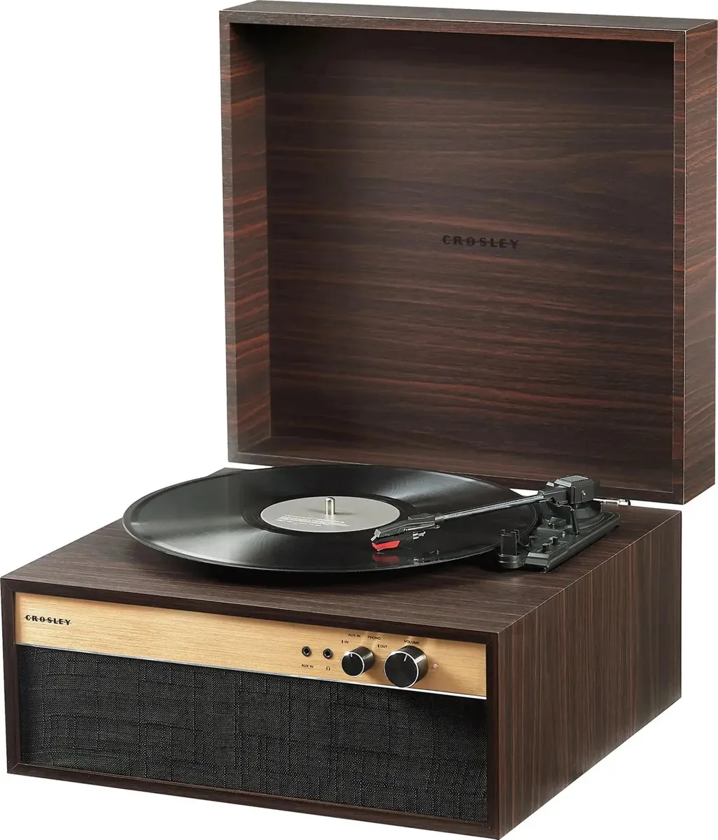 Crosley Craft-WA Jasper - Toca-discos de vinil com Bluetooth. Negro