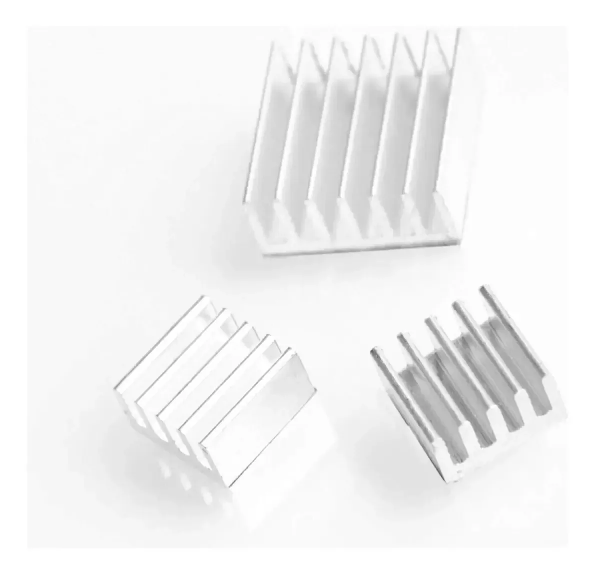 Conjunto de 30 dissipadores de calor de alumínio puro para Raspberry Pi, 30 peças = dissipador de calor com chip de 14 x 14 mm (10 peças) + 8 x 8 mm (20 peças)