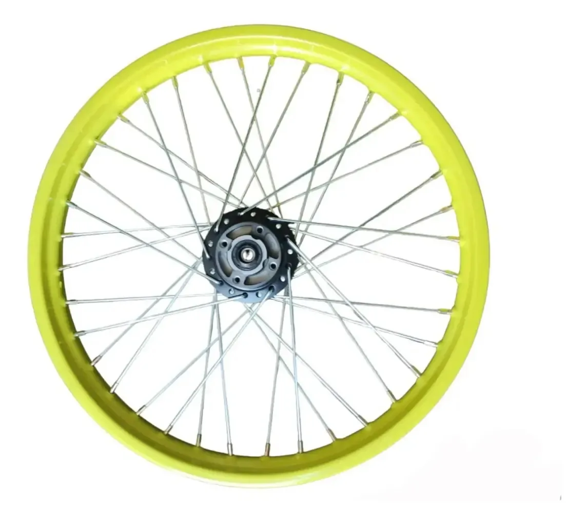 Roda dianteira amarela Italika Dm200