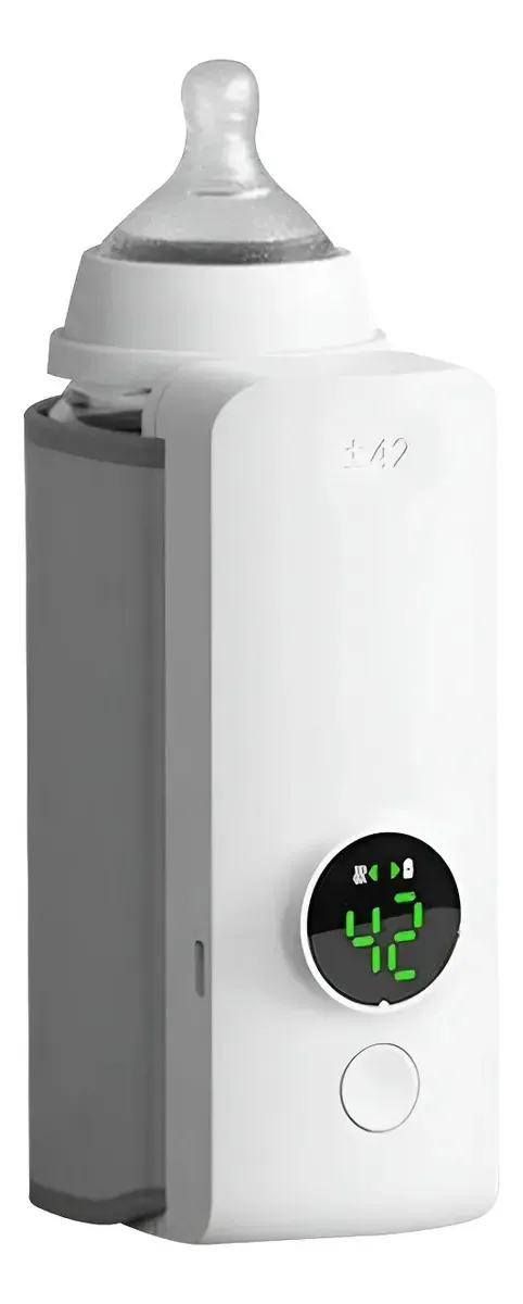 Aquecedor de garrafas recarregável USB portátil branco