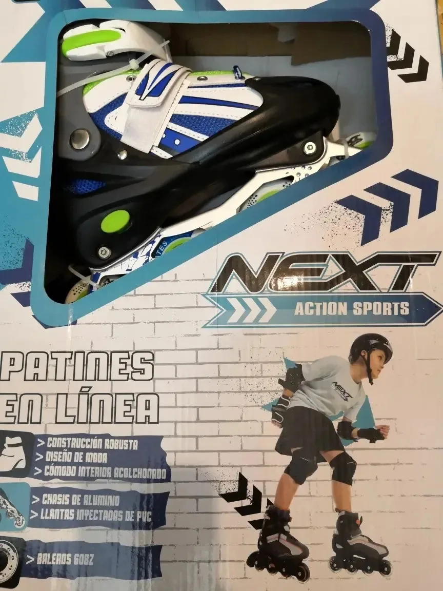 Patins esportivos ajustáveis em linha Next Actions para crianças G