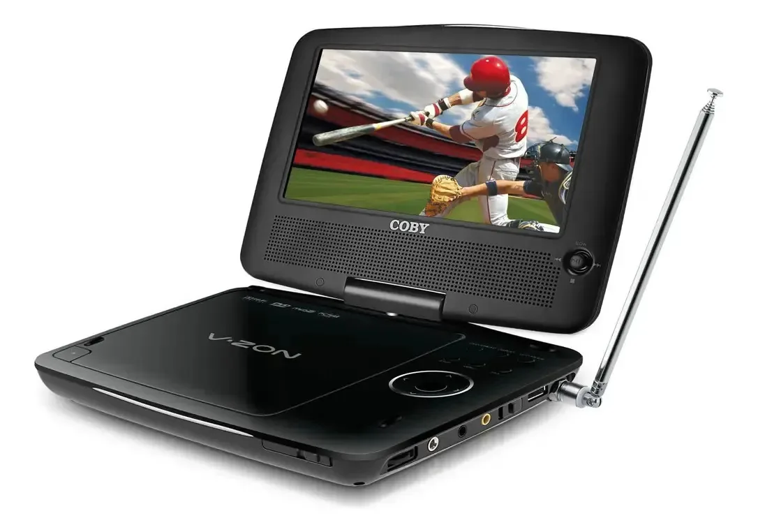 Coby TFDVD7389a Leitor de DVD portátil de 7 polegadas