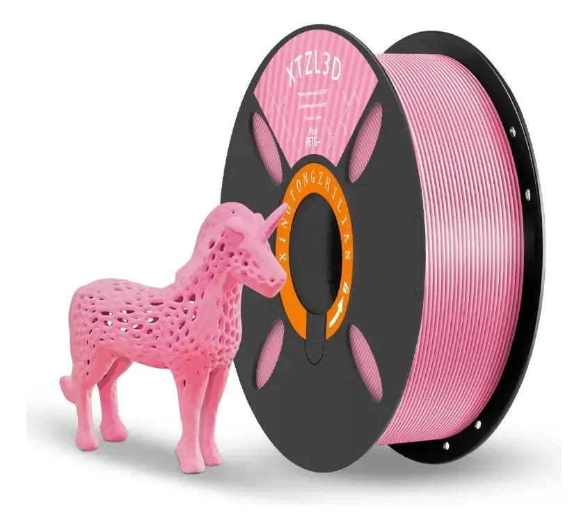 Filamento de impressão 3D Petg, 1 kg 1,75 mm, impressão rosa rápida