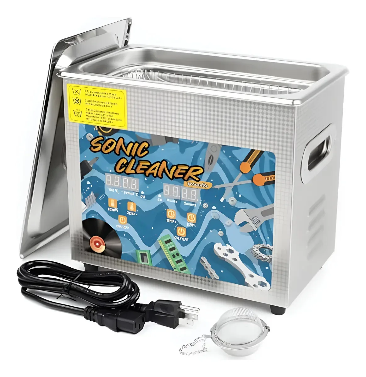 Limpador ultrassônico Kecoolke 3l com grande