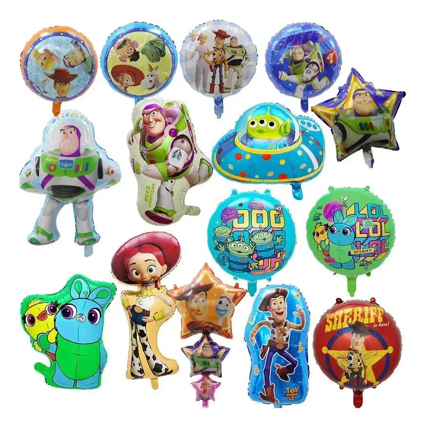 Conjunto decorativo de 16 balões Toy Story para festa e aniversário