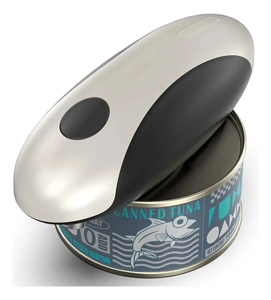 Abridor de latas elétrico, latas abertas com apenas a pressão de um bot