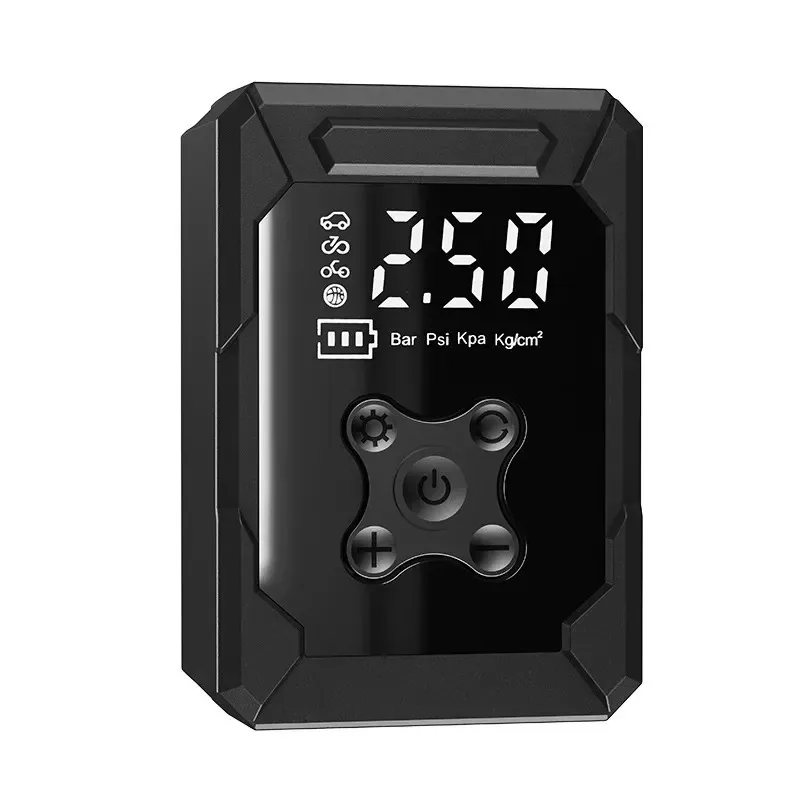 Compressor de ar portátil Trymiss | Inflador elétrico recarregável para pneus de carros, motocicletas e bicicletas, enchimento rápido, display digital, compacto e leve | Ferramenta para veículos de...