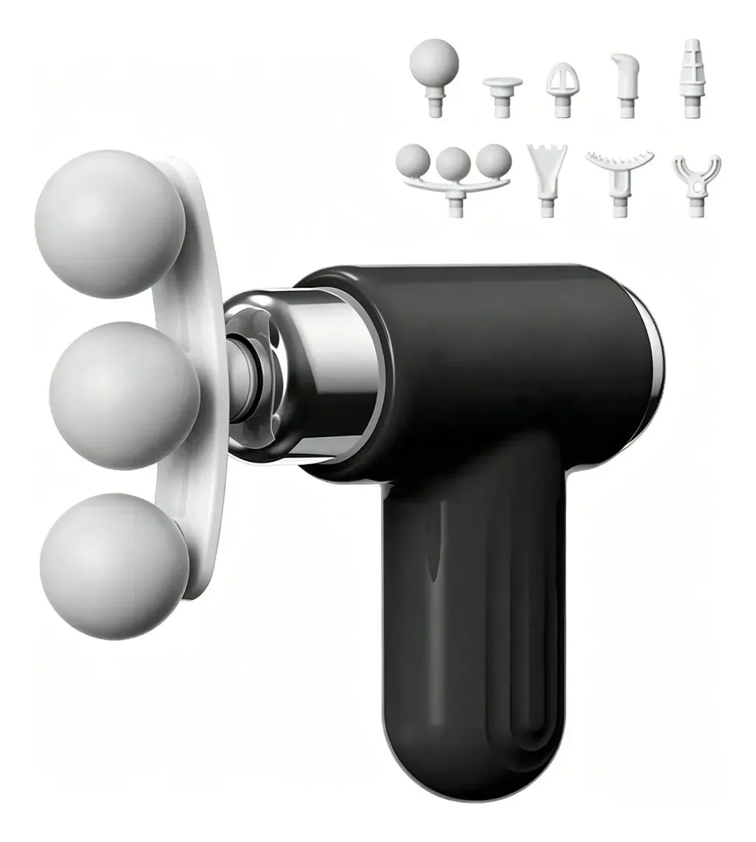 Pistola de massagem Pistola de massagem Máquina de massagem cinza escuro