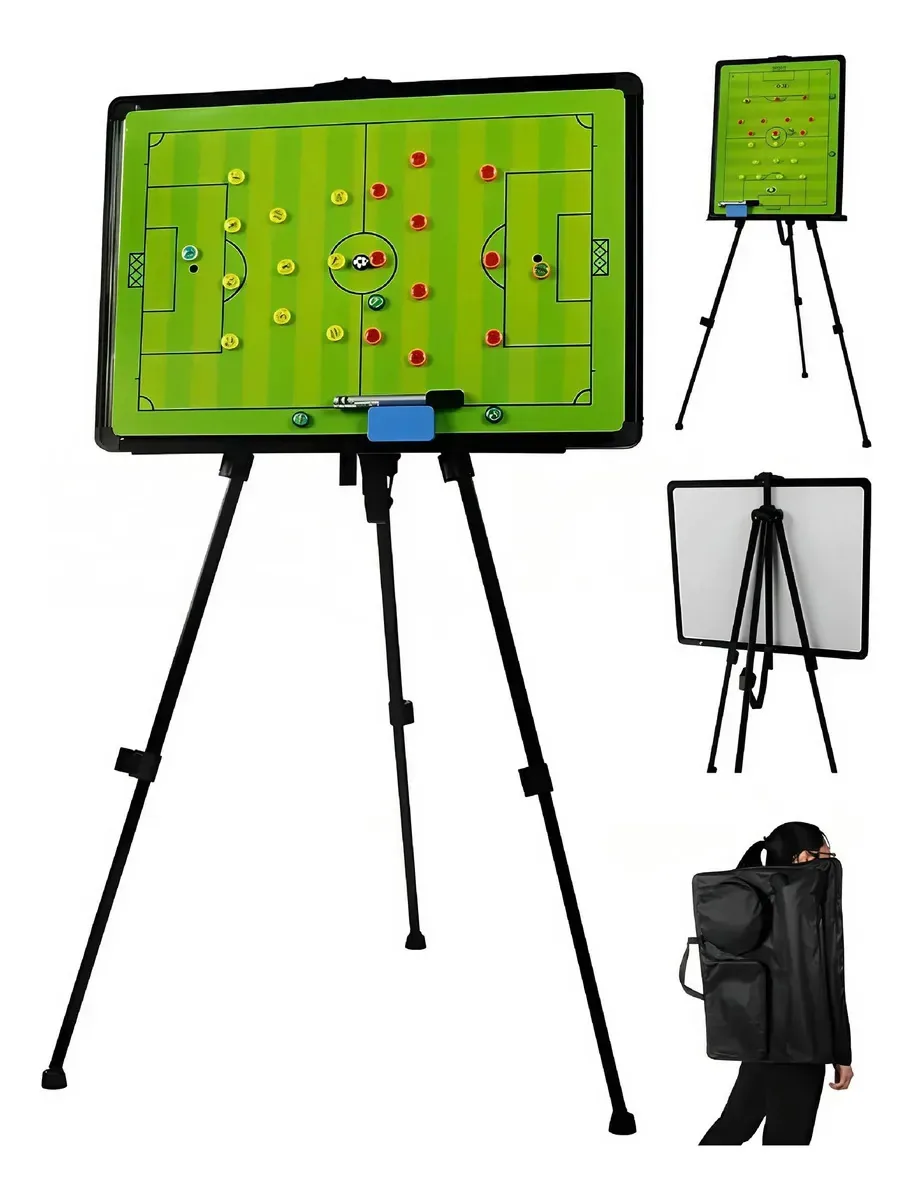 Placa de treinamento tático para acessórios de futebol View Black