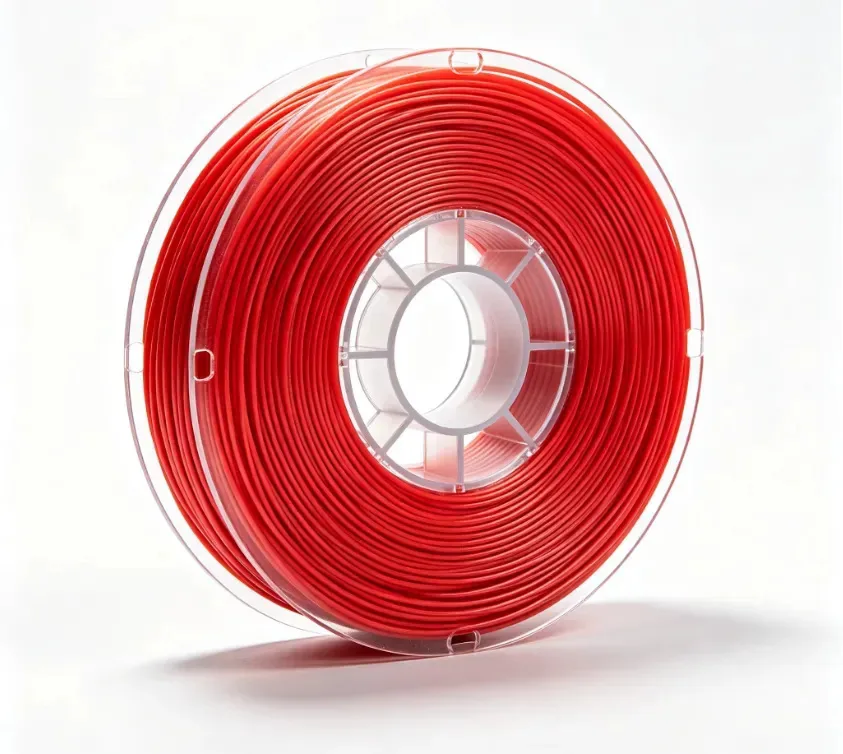 Filamento de impressão 3D de 1 kg 1,75 mm vermelho