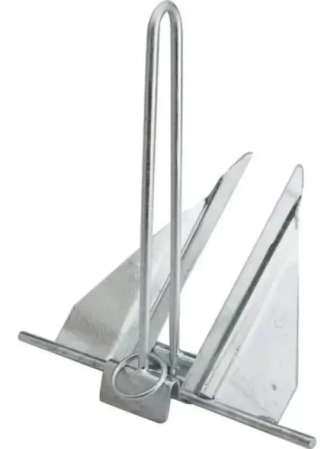 Ancora Danforth 7e Galvanizada A Fogo - Articulada - 1,8 Kg