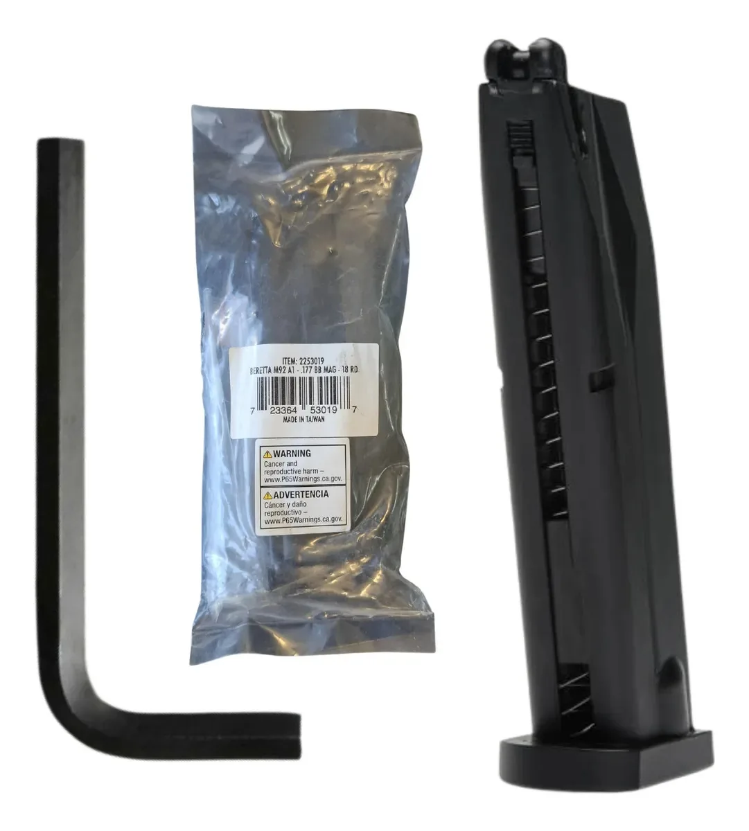 Revista Co2 Umarex Beretta 92a1 18rd Bbs 4,5 mm Xchws P