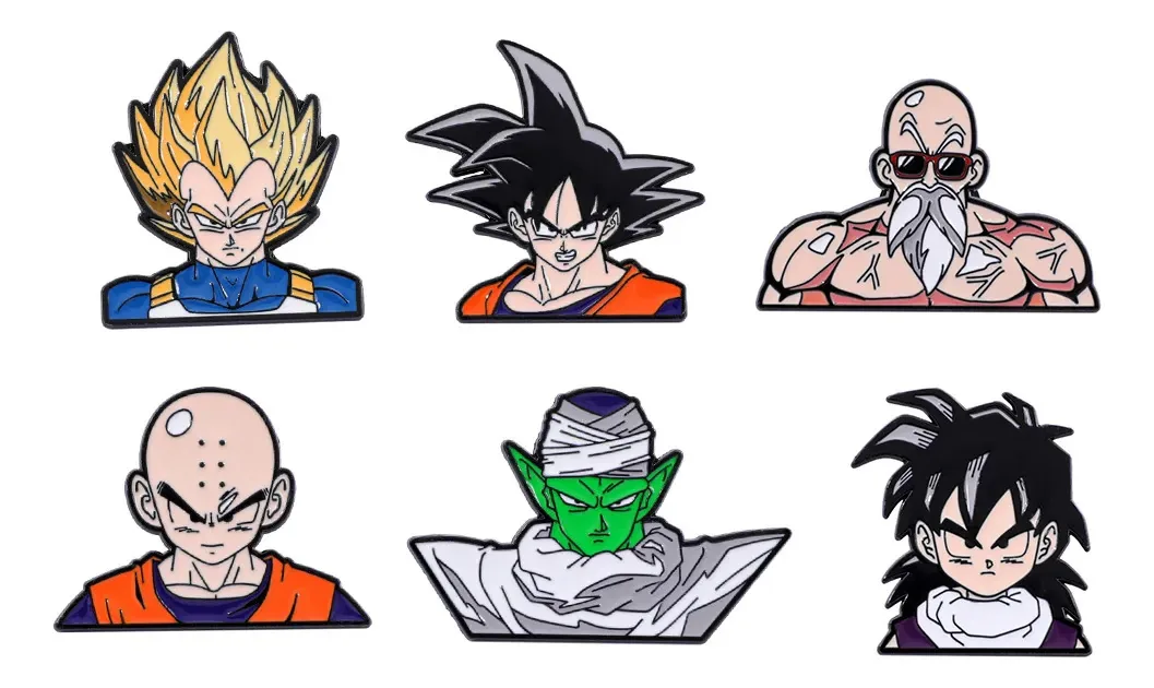 Broche acessório Dragon Ball Metal Badge