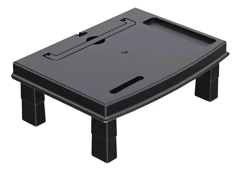 Suporte para Monitor e Notebook Reliza com Altura Ajustável e Suporte para Celular - Preto