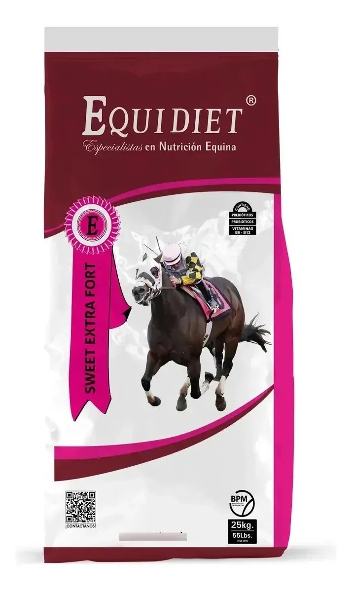 Suplemento alimentar para cavalos Sweet Extra Fort Protein 25 kg Equidiet Equine