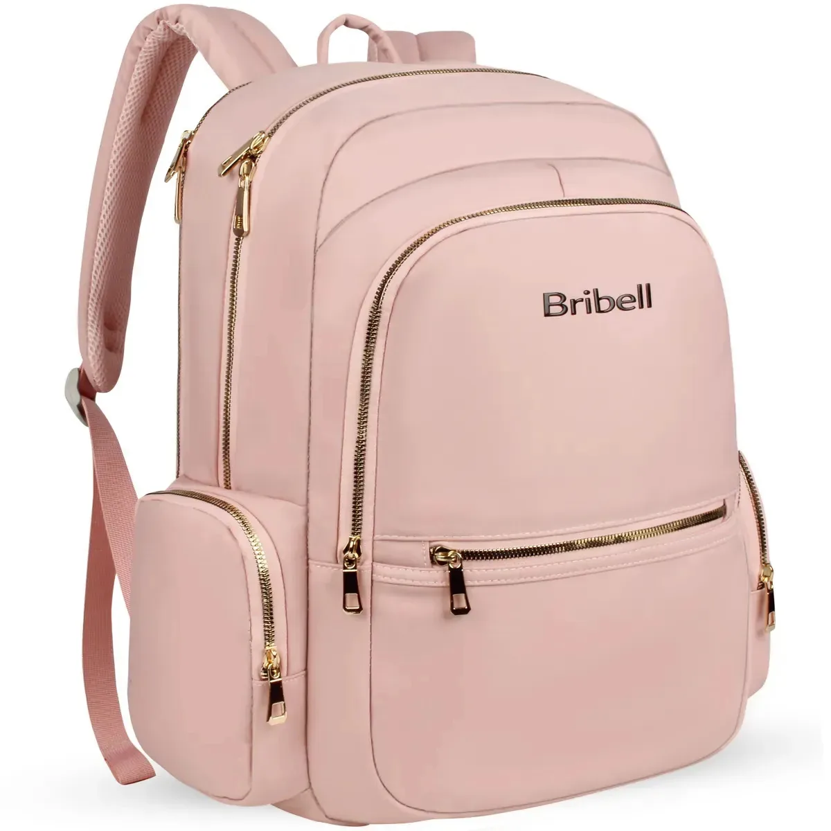 Rosa, Mochilas De Viaje Para Elegante Mujer Casual Laptop Multifuncional Impermeável Bolsas Universitarias Dama, Mochilas Escolares Resistentes Nylon