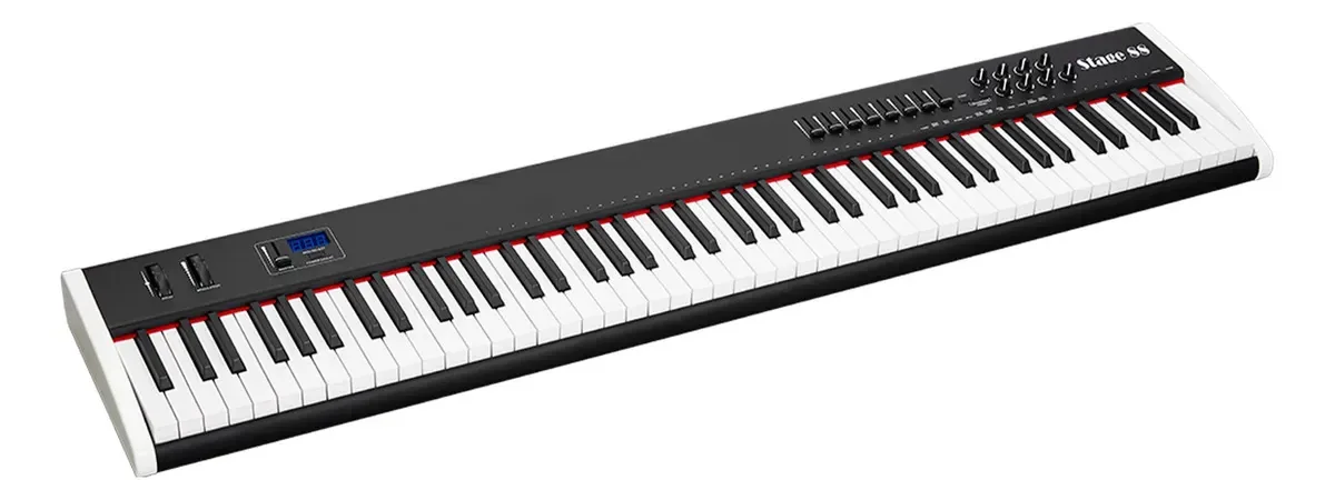 Amw Midiplus Stage 88 Pro Teclado Controlador Midi + Synth ! Preto