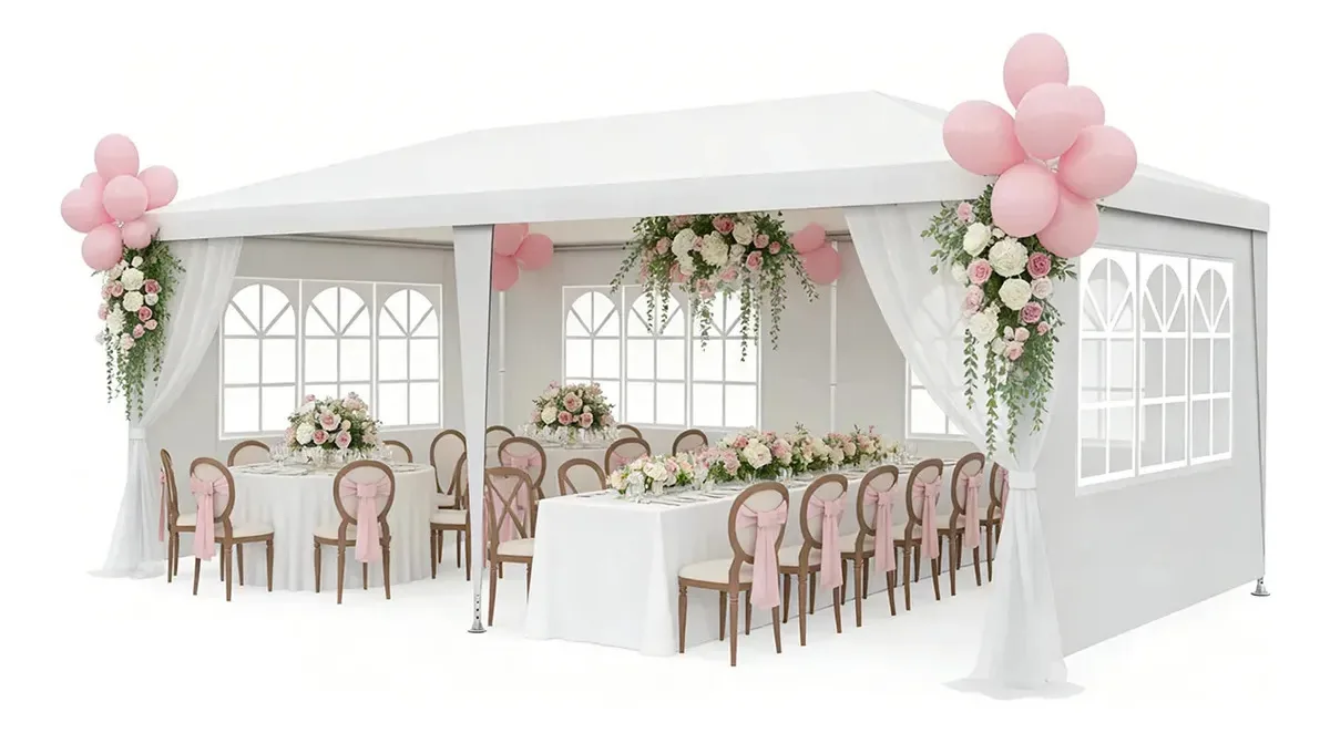 Toldo de jardim 3* 6m