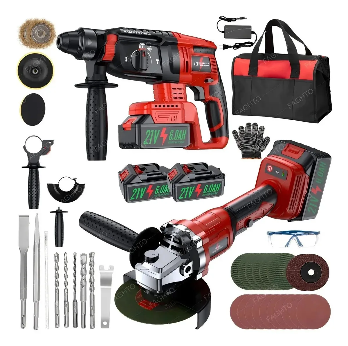 Kits de ferramentas elétricas Faghto 3200w