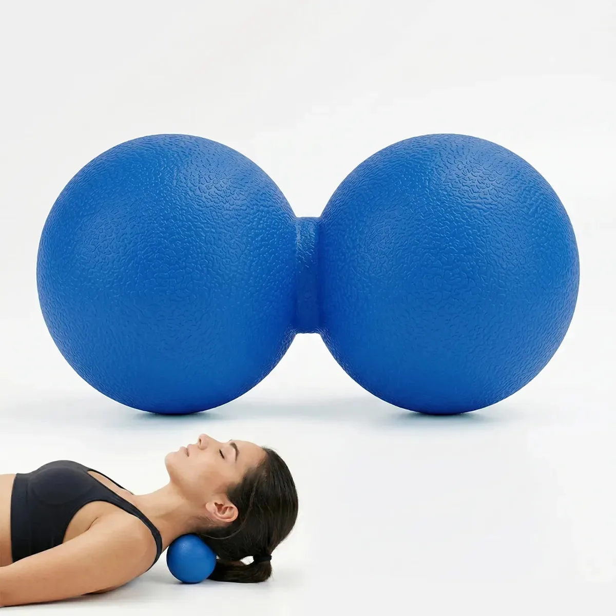 Bola de massagem Blue Pilates - Estimulação de massagem sólida