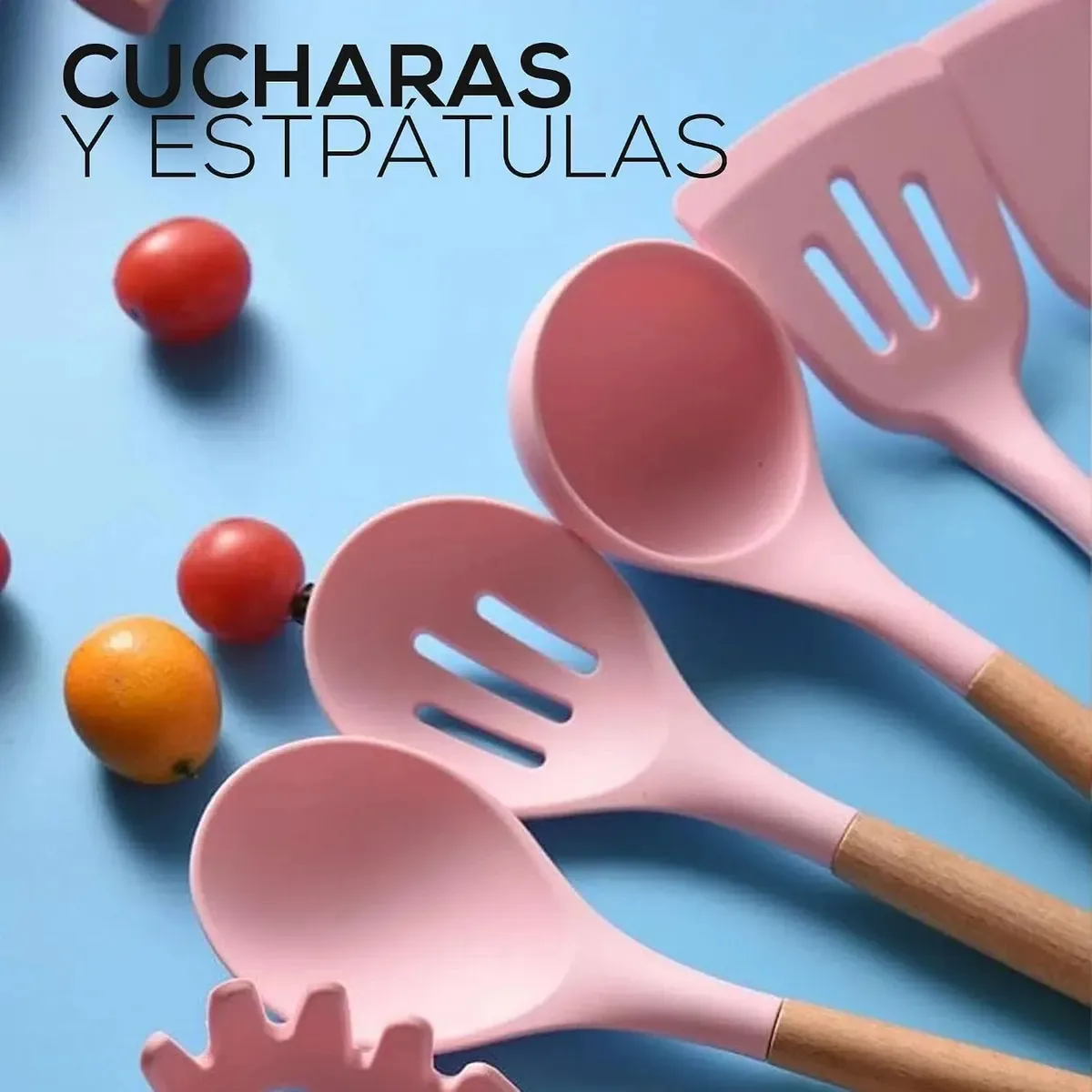 Conjunto X19 de utensílios de cozinha, tábua de cortar de silicone e facas, verdes