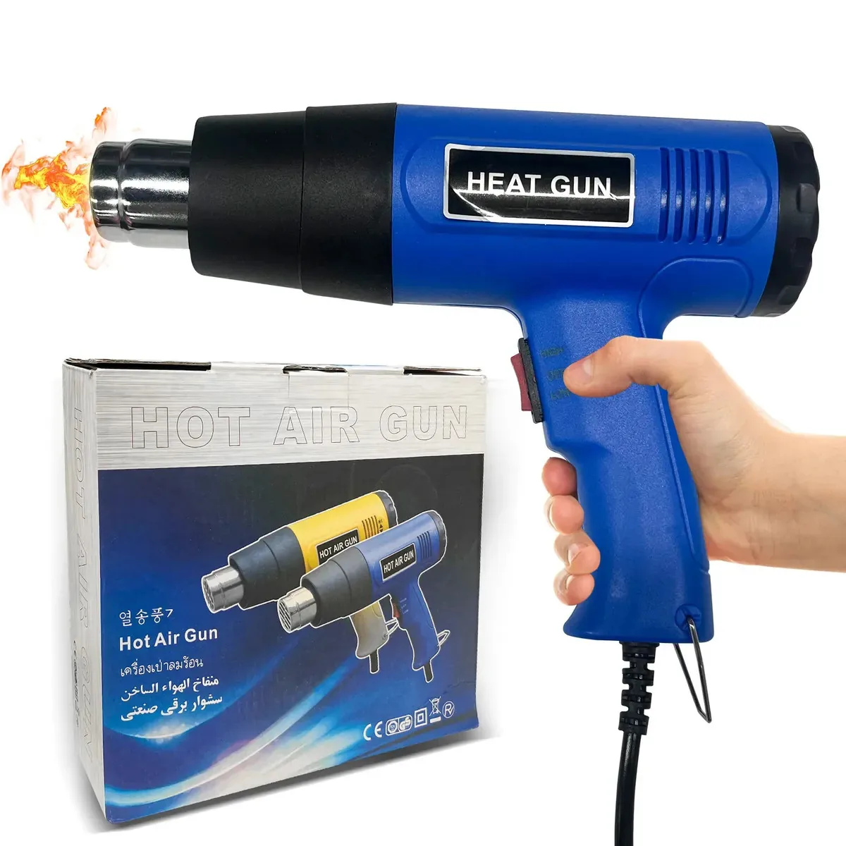 Soprador Térmico Pistola Ar Quente Profissional 2000w 220v IIGENAI KASHIN