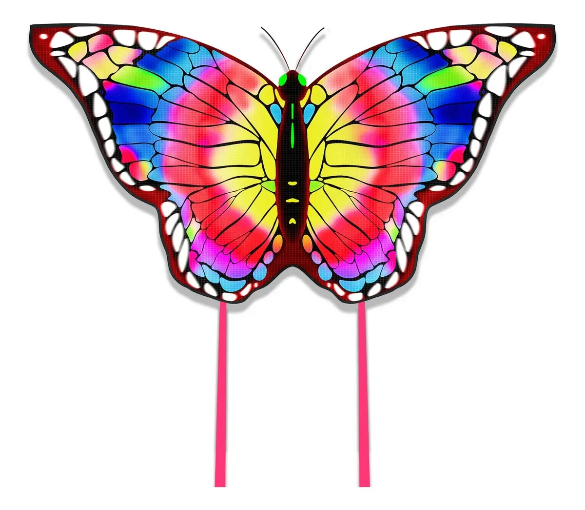 Pipa de borboleta para crianças e adultos, atividades ao ar livre, nome do design de pipa colorida