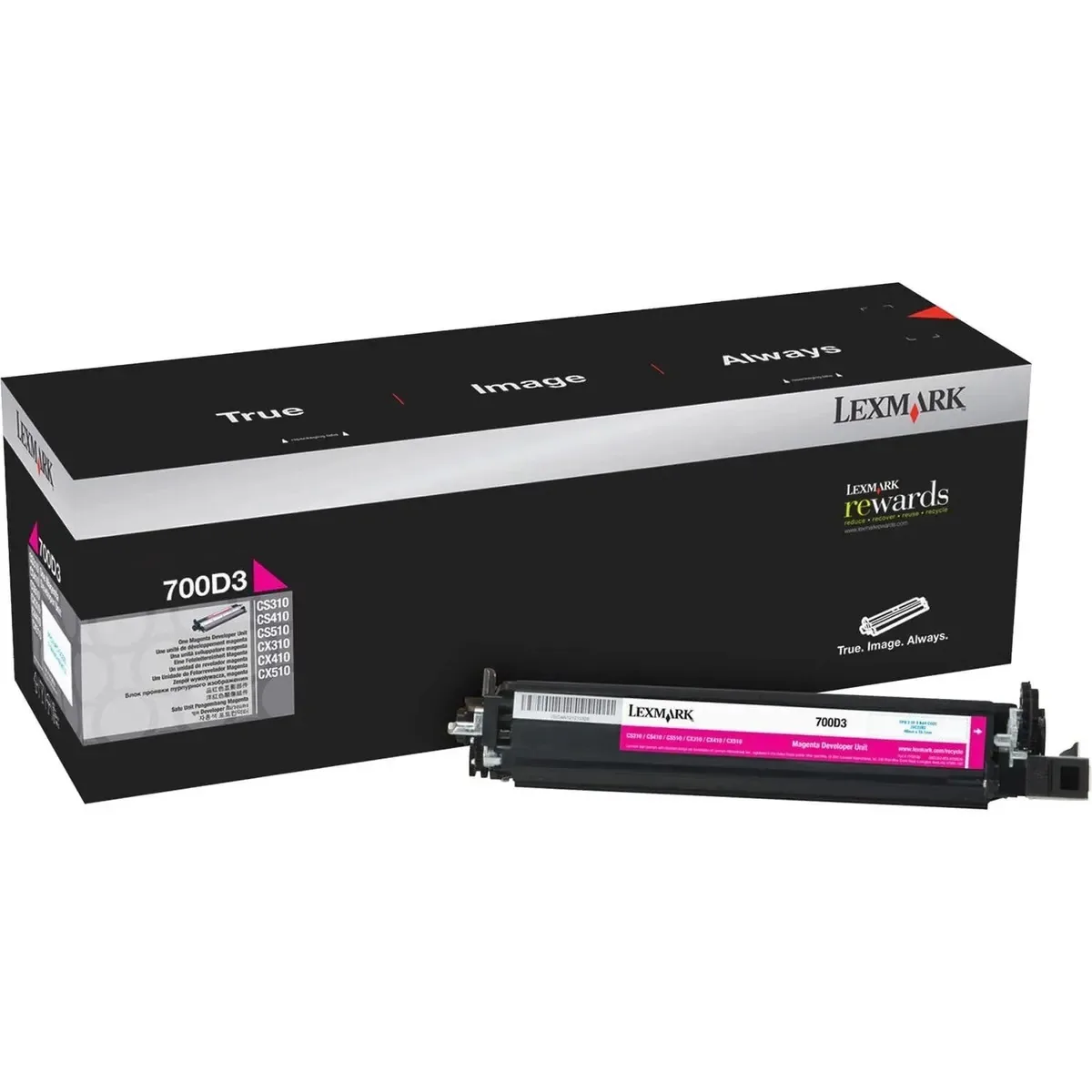 Unidade de desenvolvimento Lexmark 700D3 Magenta 70C0D30 CX310 CX410 CX510