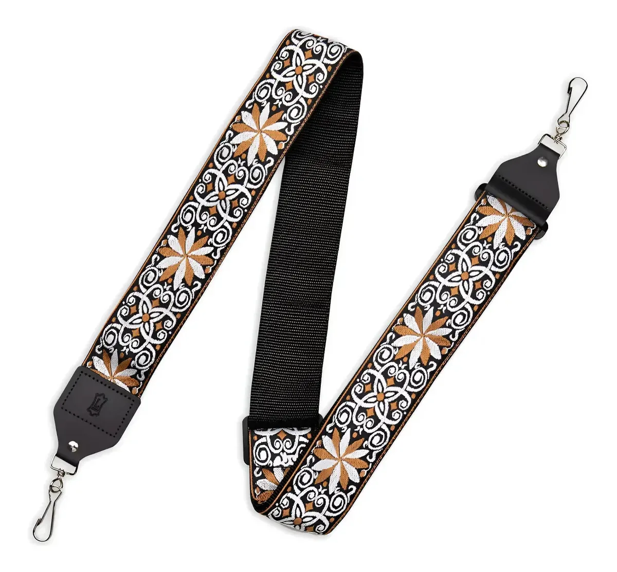 Pulseira de banjo Hootenanny em tecido jacquard Levy's Leathers. M10ht-13