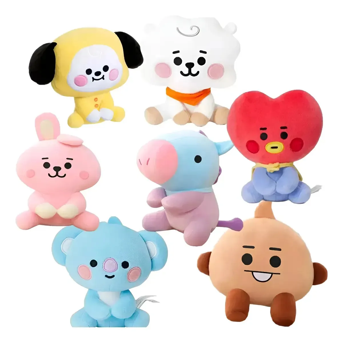 Presentes de pelúcia Korean Bts Model de 23 cm - Presentes periféricos Red Debt - TATA