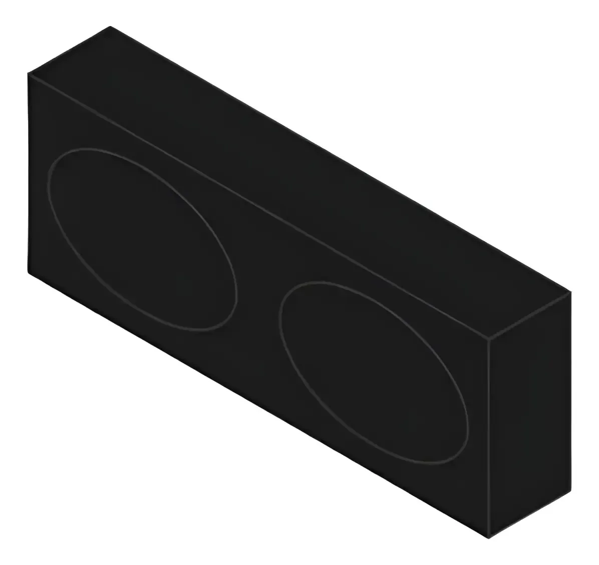 Caixa De Som Selada 6x9 Horizon Slim Racoustic