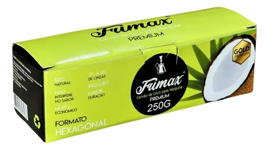 Carvão Para Narguilé Fumax 250g