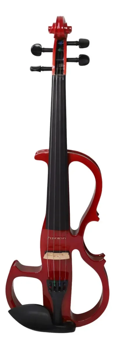 Violino elétrico vermelho 4/4 Livorno LIV-E-41rd