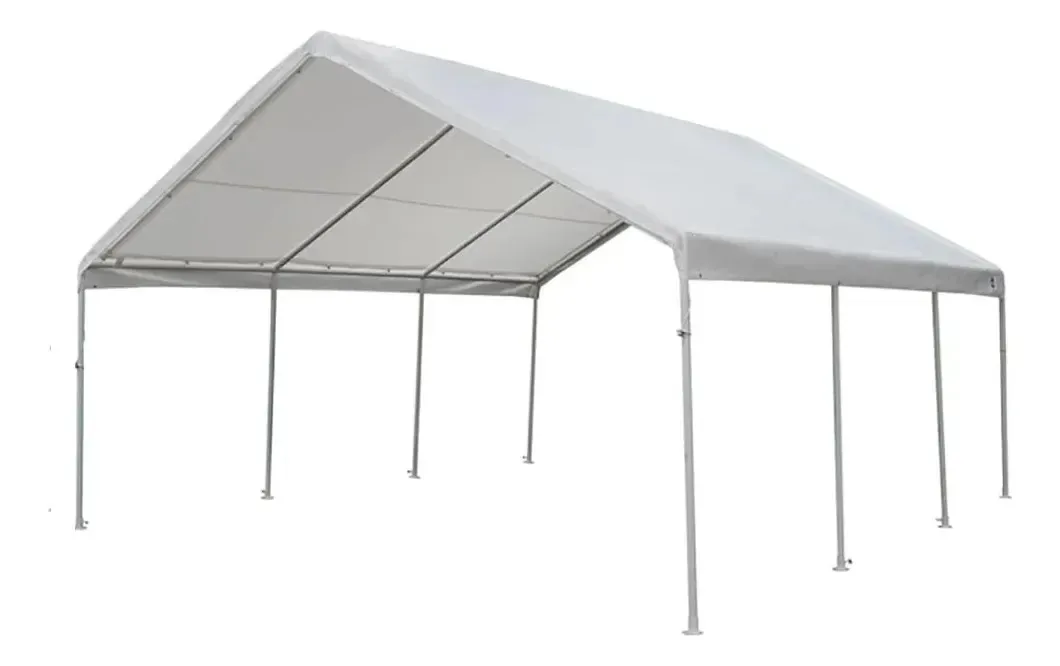 Substituição de telhado Kingcanopy 6x3, sem triângulos, retângulo branco