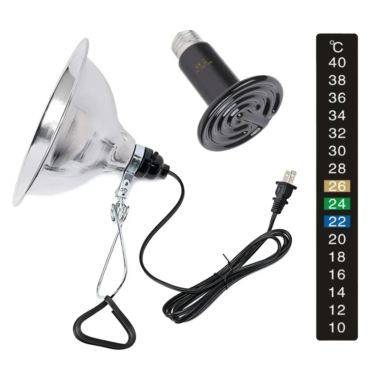 Foco Cerâmico 150w Para Répteis