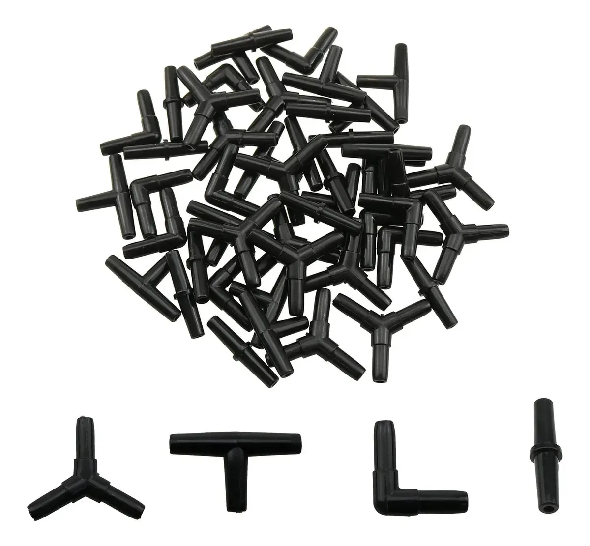 Conector de válvula de ar de aquário Zzhxsm, 48 unidades